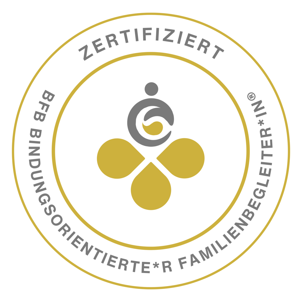 Stempel zertifizierte BFB bindungsorientierte Familienbegleiterin®